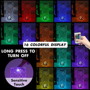 Rose Diamond Lamp with  16 RGB Colors
