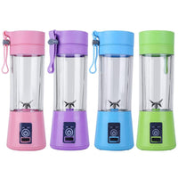 Mini Electric 6 Blade Juicer with USB Charging